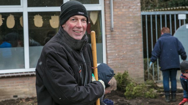 Uitruimen schoolplein (zaterdag 17 maart 2018)
